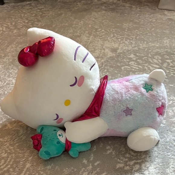 Hello Kitty Plush with Pink and Multicolor Outfit - Picture 1 of 1